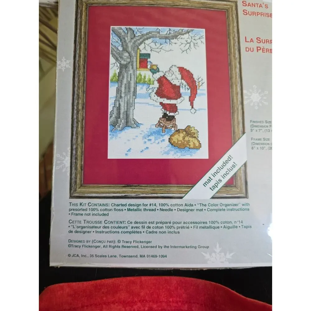 SANTA'S SURPRISE counted cross stitch kit WEEKENDERS 03331